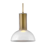 Fredrick Ramond FR41577 Ombra 1-lt 19" Pendant - Lacquered Brass