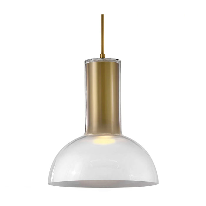 Fredrick Ramond FR41577 Ombra 1-lt 19" Pendant - Lacquered Brass