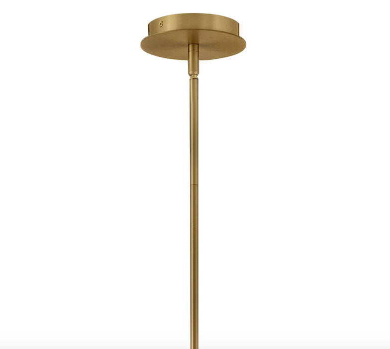 Fredrick Ramond FR41577 Ombra 1-lt 19" Pendant - Lacquered Brass