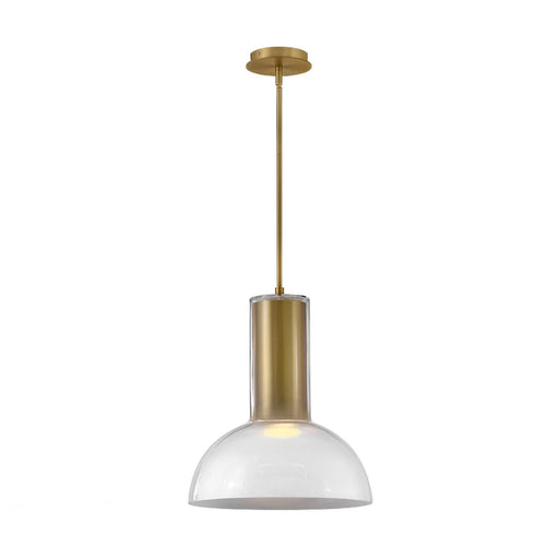 Fredrick Ramond FR41577 Ombra 1-lt 19" Pendant - Lacquered Brass