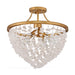 Fredrick Ramond FR41593 Myra 4-lt 18" LED Semi-Flush Mount