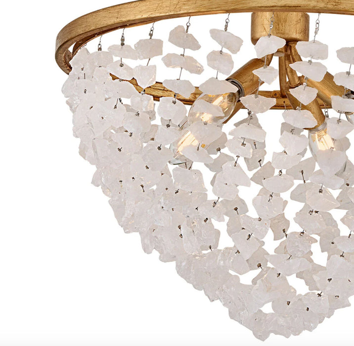 Fredrick Ramond FR41593 Myra 4-lt 18" LED Semi-Flush Mount