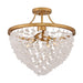 Fredrick Ramond FR41593 Myra 4-lt 18" LED Semi-Flush Mount
