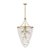 Fredrick Ramond FR41596 Myra 8-lt 24" LED Chandelier