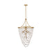 Fredrick Ramond FR41596 Myra 8-lt 24" LED Chandelier