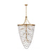 Fredrick Ramond FR41598 Myra 12-lt 35" LED Chandelier