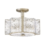 Fredrick Ramond FR41601 Florian 4-lt 14" LED Semi-Flush Mount - Glacial