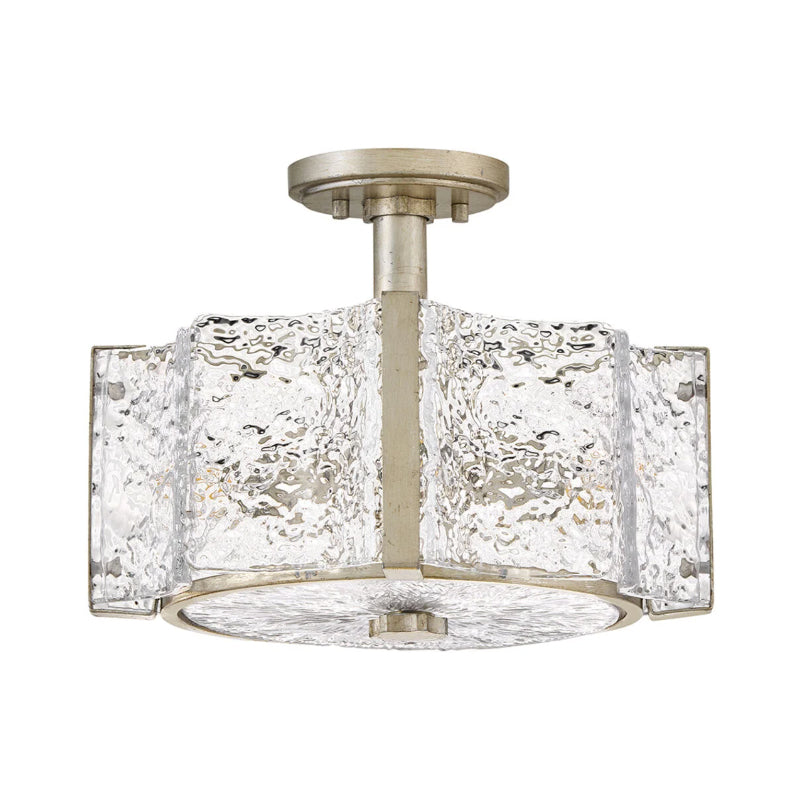 Fredrick Ramond FR41601 Florian 4-lt 14" LED Semi-Flush Mount - Glacial