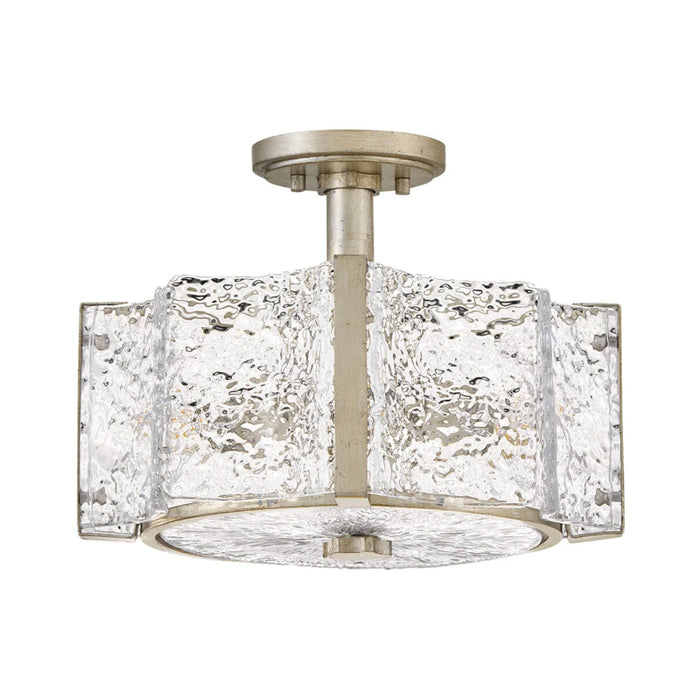 Fredrick Ramond FR41601 Florian 4-lt 14" LED Semi-Flush Mount - Glacial