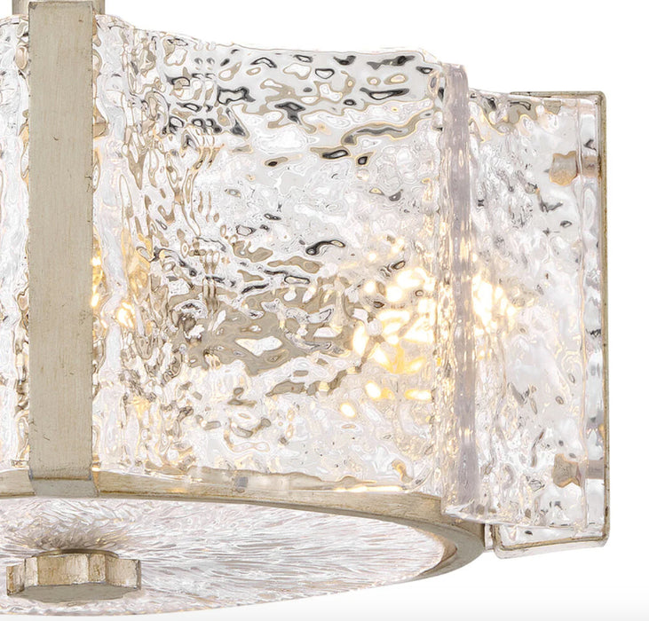 Fredrick Ramond FR41601 Florian 4-lt 14" LED Semi-Flush Mount - Glacial