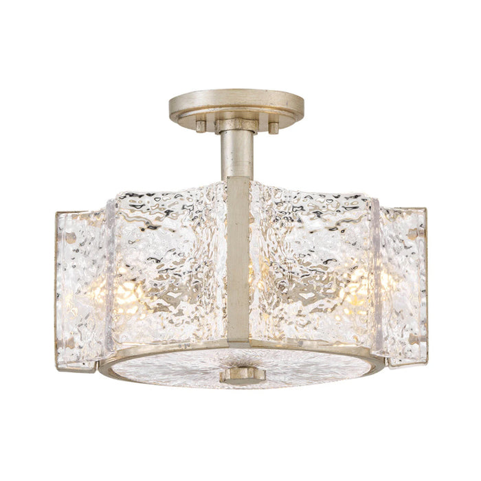 Fredrick Ramond FR41601 Florian 4-lt 14" LED Semi-Flush Mount - Glacial