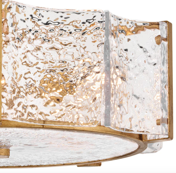 Fredrick Ramond FR41603 Florian 5-lt 20" LED Semi-Flush Mount - Distressed Brass