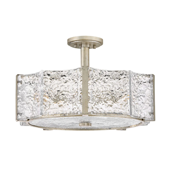 Fredrick Ramond FR41603 Florian 5-lt 20" LED Semi-Flush Mount - Glacial