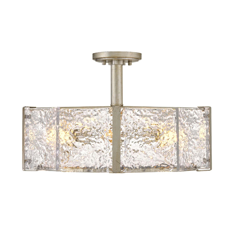 Fredrick Ramond FR41603 Florian 5-lt 20" LED Semi-Flush Mount - Glacial