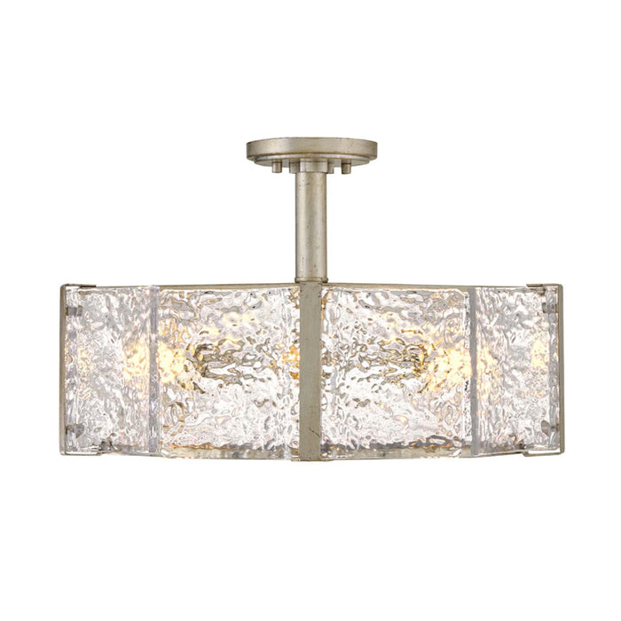 Fredrick Ramond FR41603 Florian 5-lt 20" LED Semi-Flush Mount - Glacial