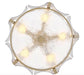 Fredrick Ramond FR41603 Florian 5-lt 20" LED Semi-Flush Mount - Glacial