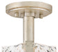 Fredrick Ramond FR41603 Florian 5-lt 20" LED Semi-Flush Mount - Glacial