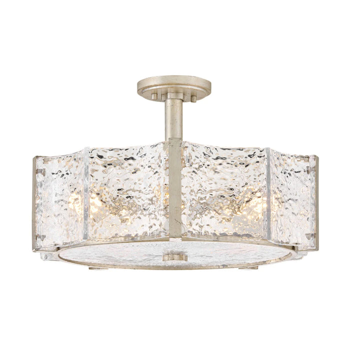 Fredrick Ramond FR41603 Florian 5-lt 20" LED Semi-Flush Mount - Glacial