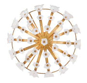 Fredrick Ramond FR41633 Azalea 4-lt 20" LED Semi-Flush Mount