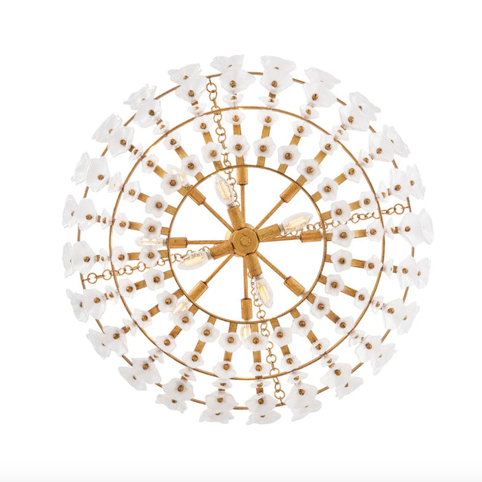 Fredrick Ramond FR41636 Azalea 12-lt 36" LED Chandelier