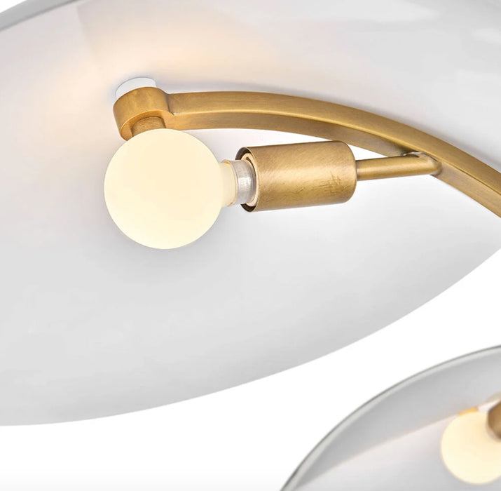 Fredrick Ramond FR41642 Glenn 2-lt 40" Tall LED Wall Sconce - Heritage Brass with Chrome accents