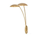 Fredrick Ramond FR41642 Glenn 2-lt 40" Tall LED Wall Sconce - Heritage Brass with Gold Leaf accents