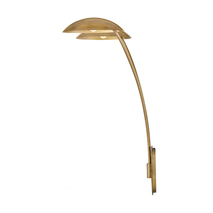 Fredrick Ramond FR41642 Glenn 2-lt 40" Tall LED Wall Sconce - Heritage Brass with Gold Leaf accents