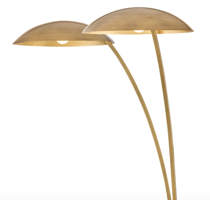 Fredrick Ramond FR41642 Glenn 2-lt 40" Tall LED Wall Sconce - Heritage Brass with Gold Leaf accents