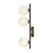 Fredrick Ramond FR41900 Selene 3-lt 21" Tall LED Wall Sconce - Black Oxide
