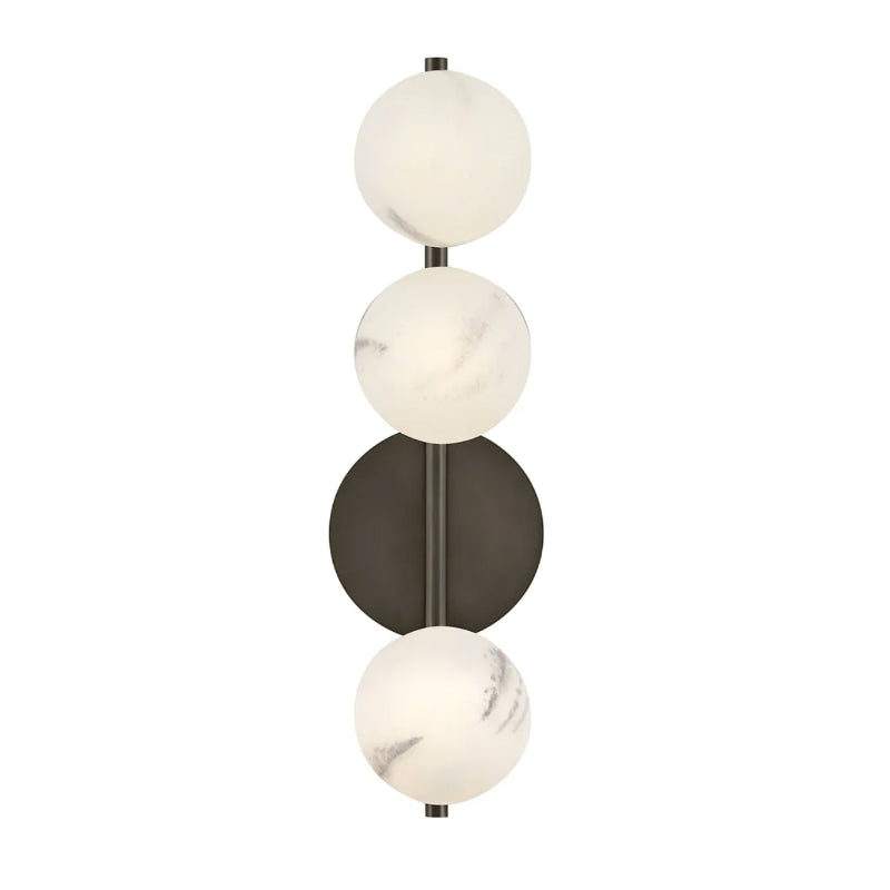 Fredrick Ramond FR41900 Selene 3-lt 21" Tall LED Wall Sconce - Black Oxide