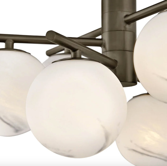 Fredrick Ramond FR41903 Selene 9-lt 30" LED Semi-Flush Mount