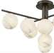 Fredrick Ramond FR41903 Selene 9-lt 30" LED Semi-Flush Mount
