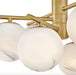 Fredrick Ramond FR41903 Selene 9-lt 30" LED Semi-Flush Mount