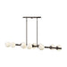 Fredrick Ramond FR41906 Selene 10-lt 55" LED Linear Chandelier
