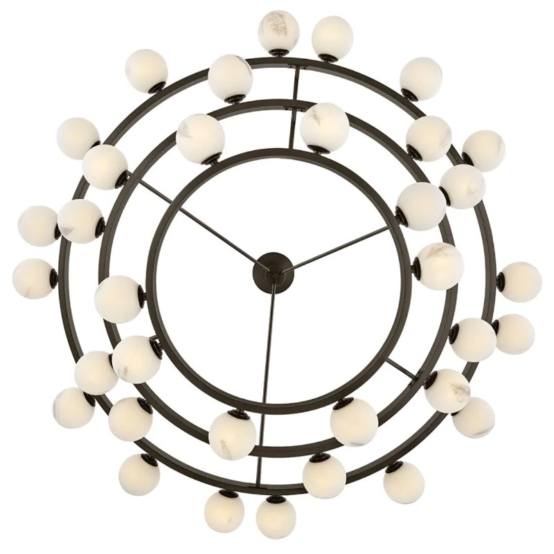 Fredrick Ramond FR41908 Selene 36-lt 60" LED Multi Tier Chandelier - Black Oxide