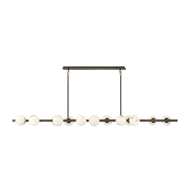 Fredrick Ramond FR41909 Selene 14-lt 74" LED Linear Chandelier - Black Oxide