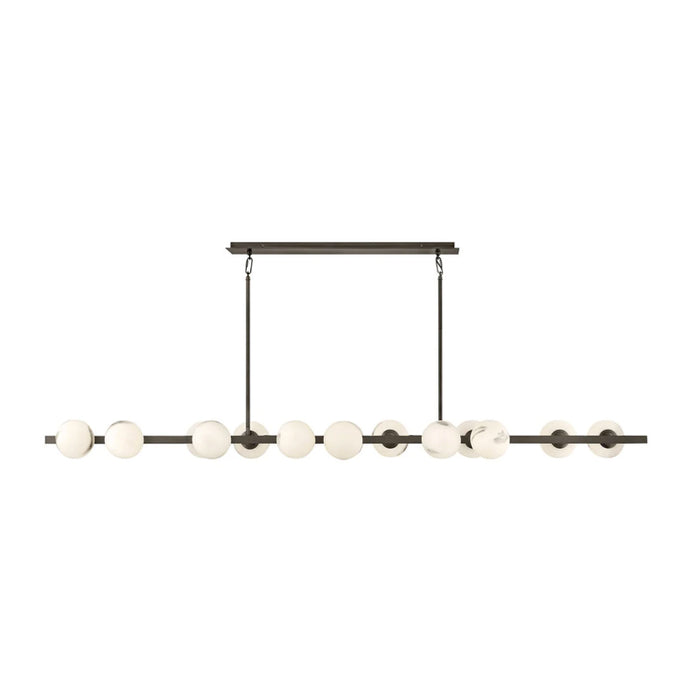 Fredrick Ramond FR41909 Selene 14-lt 74" LED Linear Chandelier - Black Oxide