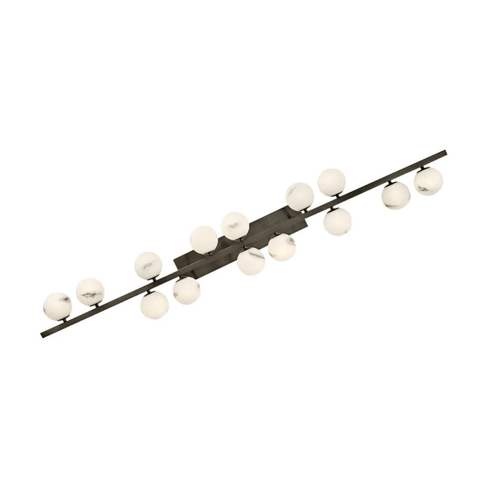 Fredrick Ramond FR41909 Selene 14-lt 74" LED Linear Chandelier - Black Oxide