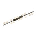 Fredrick Ramond FR41909 Selene 14-lt 74" LED Linear Chandelier - Black Oxide