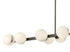 Fredrick Ramond FR41909 Selene 14-lt 74" LED Linear Chandelier - Black Oxide