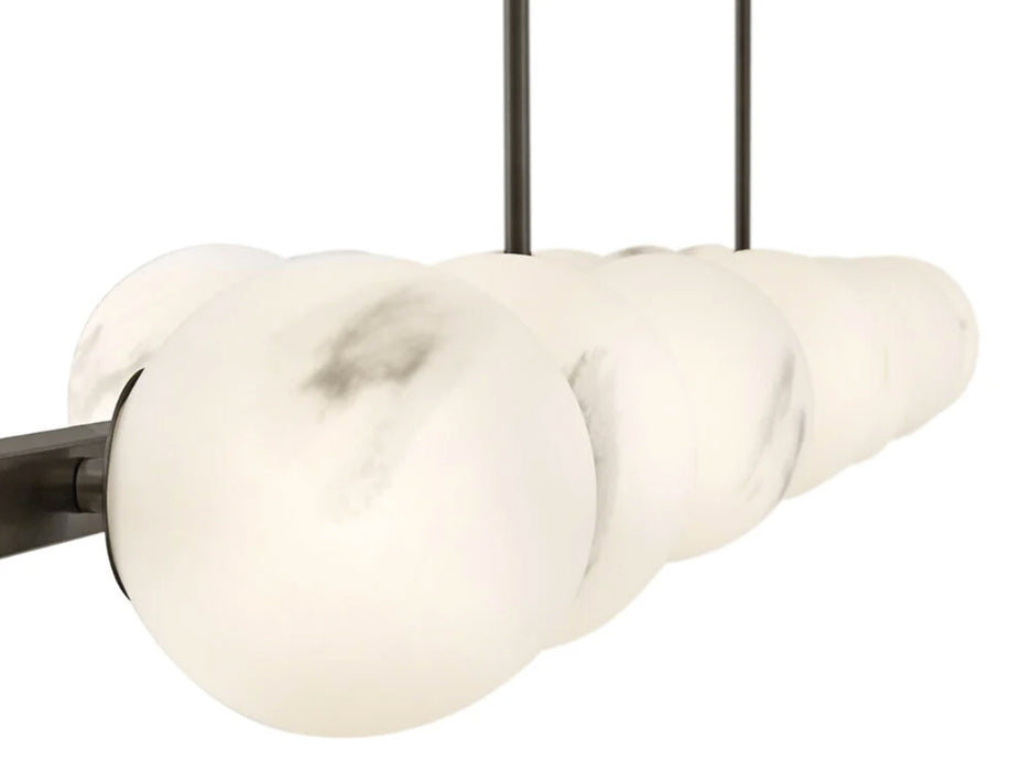 Fredrick Ramond FR41909 Selene 14-lt 74" LED Linear Chandelier - Black Oxide