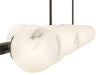 Fredrick Ramond FR41909 Selene 14-lt 74" LED Linear Chandelier - Black Oxide
