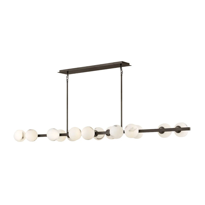 Fredrick Ramond FR41909 Selene 14-lt 74" LED Linear Chandelier - Black Oxide