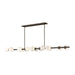 Fredrick Ramond FR41909 Selene 14-lt 74" LED Linear Chandelier - Black Oxide