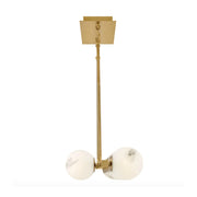 Fredrick Ramond FR41909 Selene 14-lt 74" LED Linear Chandelier - Lacquered Brass
