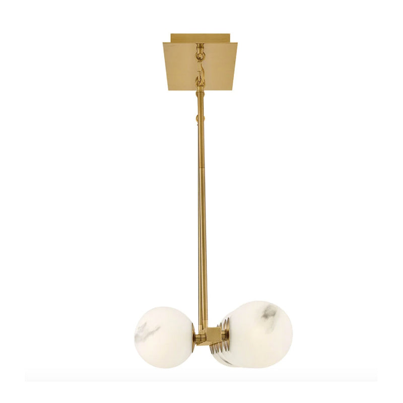 Fredrick Ramond FR41909 Selene 14-lt 74" LED Linear Chandelier - Lacquered Brass