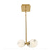 Fredrick Ramond FR41909 Selene 14-lt 74" LED Linear Chandelier - Lacquered Brass