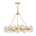 Fredrick Ramond FR41934 Audra 6-lt 36" LED Chandelier