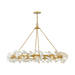 Fredrick Ramond FR41935 Audra 8-lt 48" LED Chandelier