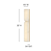 Fredrick Ramond FR41972 Alune 32" Tall LED Wall Sconce